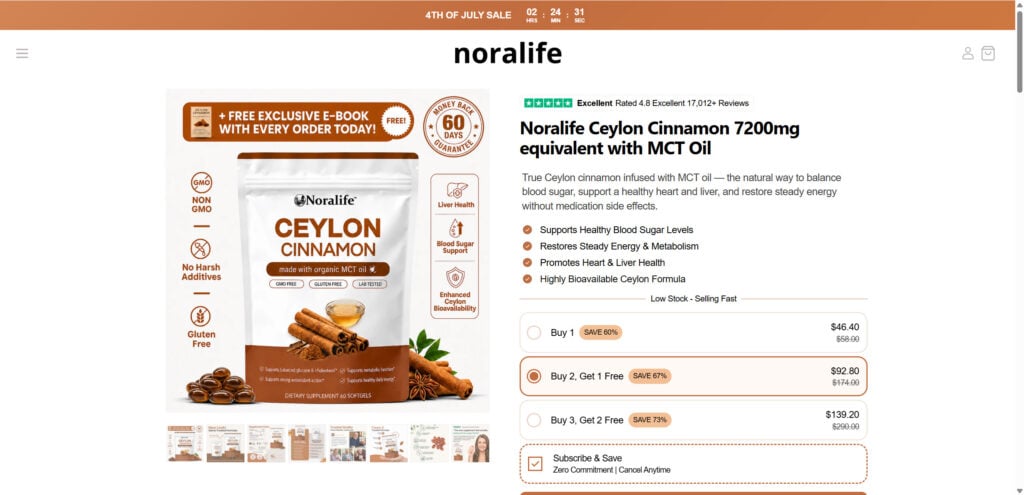 Noralife Ceylon Cinnamon Review: Scam or Legit? Read This 1 1 3