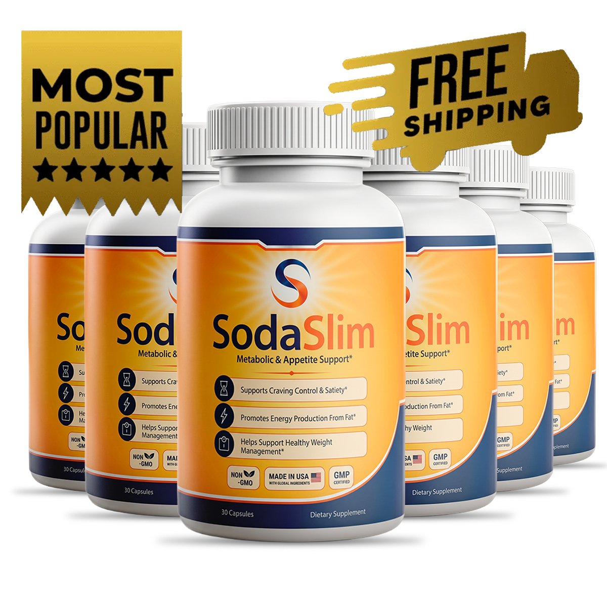 SodaSlim Scam or Legit? Conflicting Official Websites and Weight-Loss Claims Explained 1 SodaSlim weight loss supplement bundle shown on the official sales page