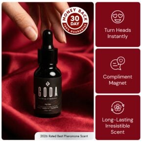 Goda For Her pheromone perfume bottle on the official website