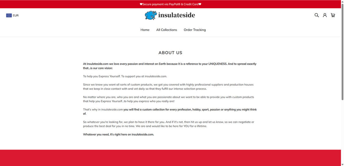 Insulateside.com EXPOSED - Shopping Scam or Legit Store? Investigation 1 Insulateside.com scam