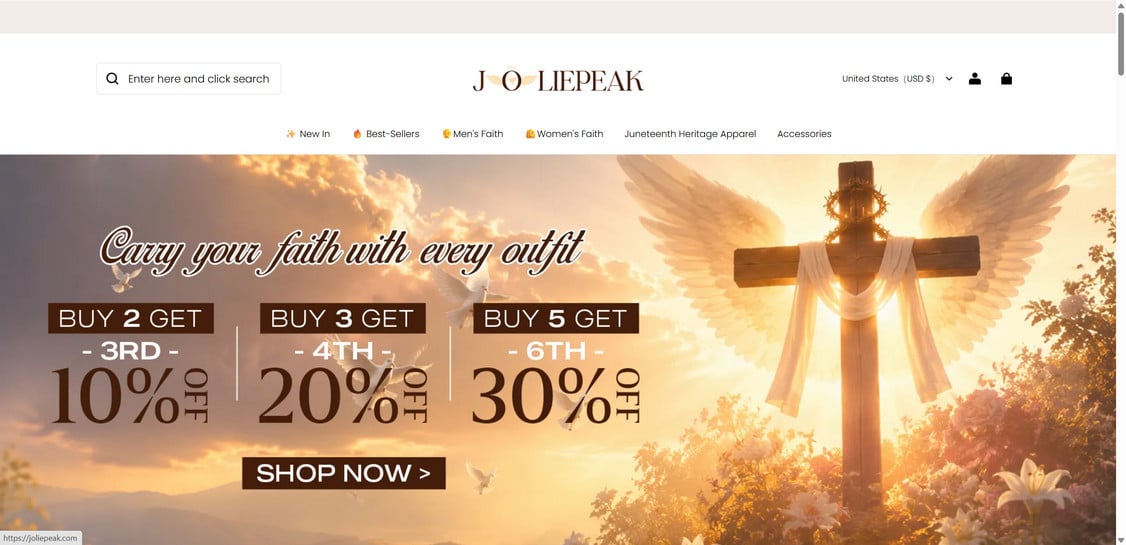 Joliepeak.com EXPOSED - Shopping Scam or Legit Store? Investigation 1 Joliepeak.com scam
