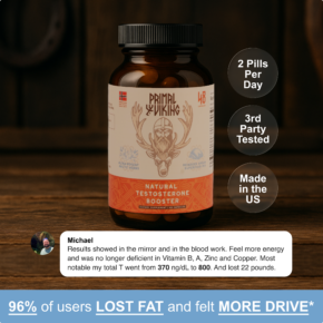 Primal Viking testosterone booster supplement on the official website