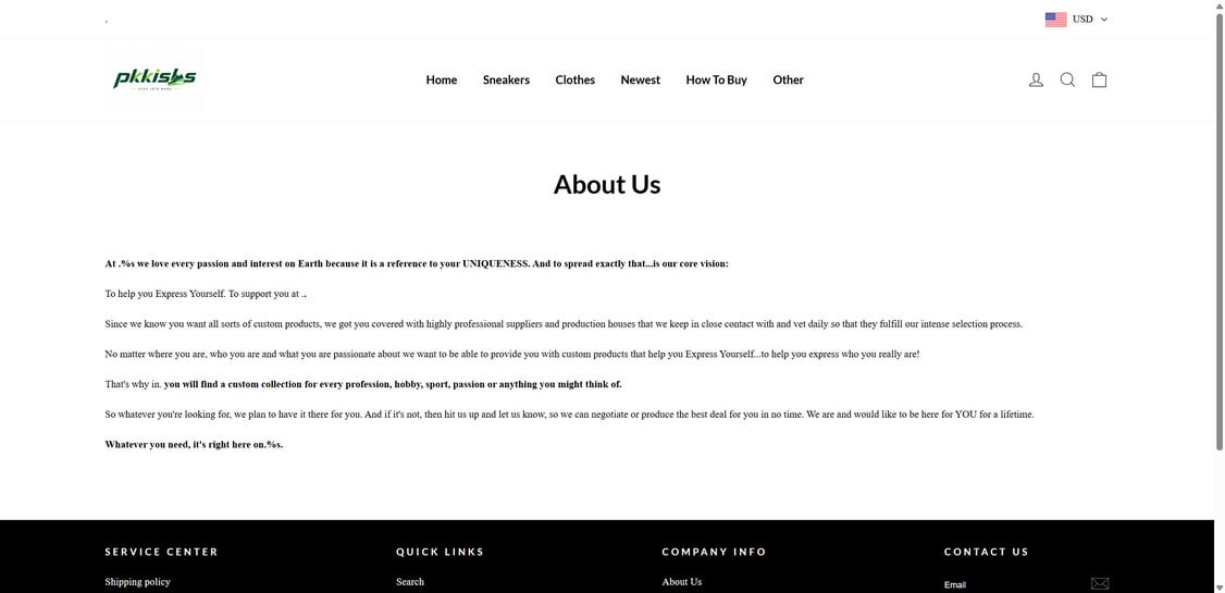 Pkkicks.net EXPOSED - Shopping Scam or Legit Store? Investigation 1 Pkkicks.net scam