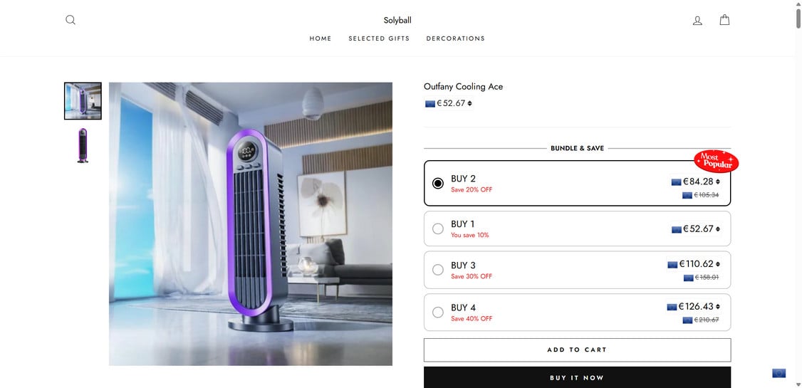 Solyball.com EXPOSED - Shopping Scam or Legit Store? Investigation 1 Solyball.com scam