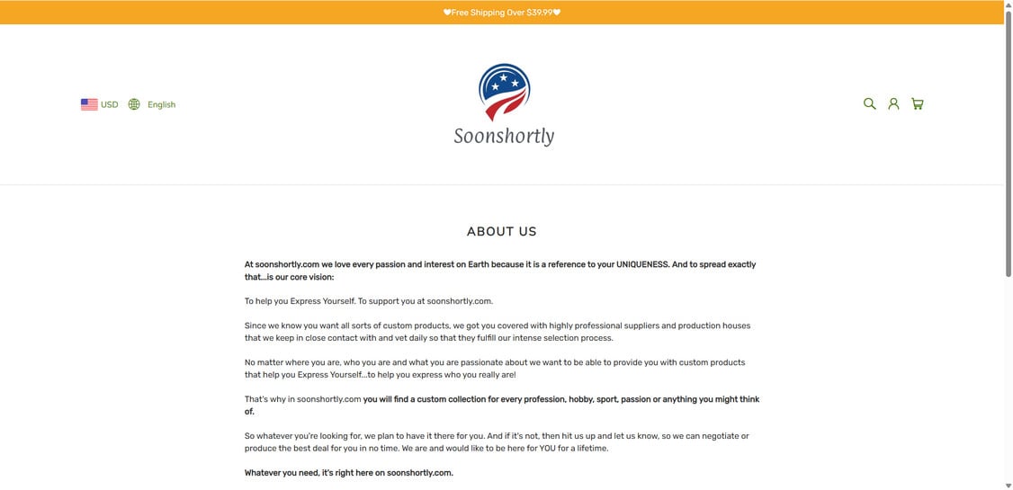 Soonshortly.com EXPOSED - Shopping Scam or Legit Store? Investigation 1 Soonshortly.com scam