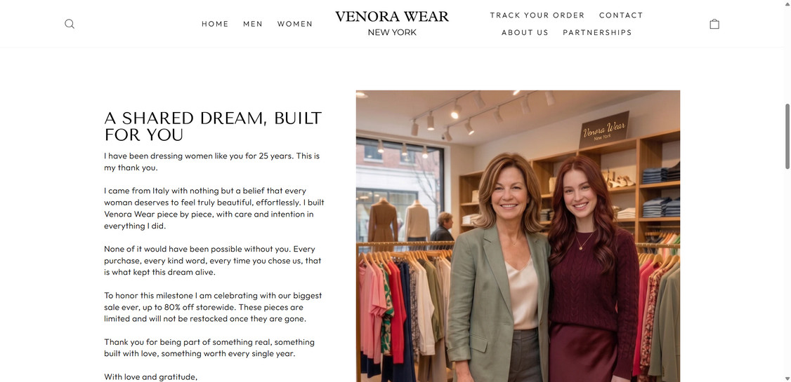 VenoraWear.com scam