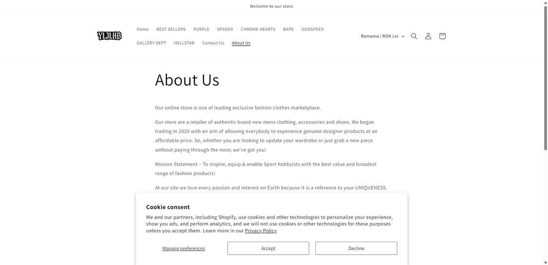 Yljlhb.shop EXPOSED - Shopping Scam or Legit Store? Investigation 1 Yljlhb.shop scam