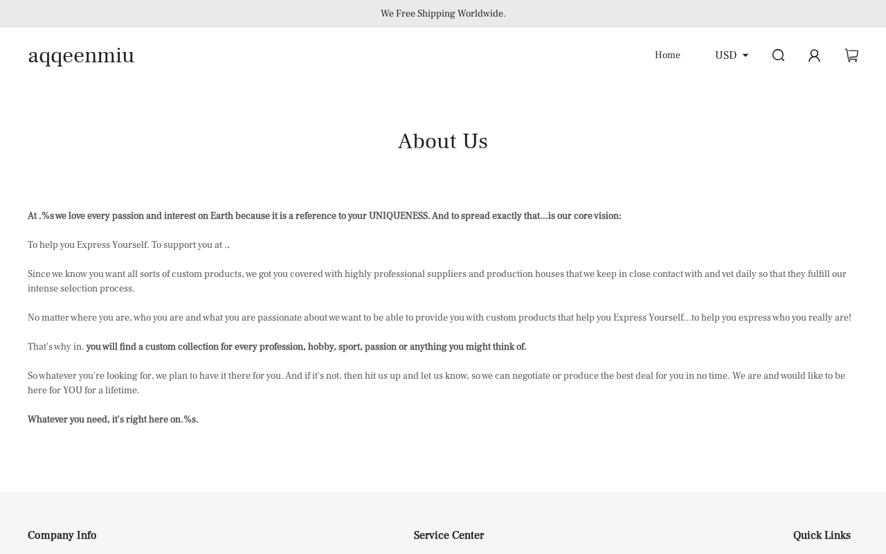 Aqqeenmiutoys.com EXPOSED - Shopping Scam or Legit Store? Investigation 2 Aqqeenmiutoys.com About Us page screenshot