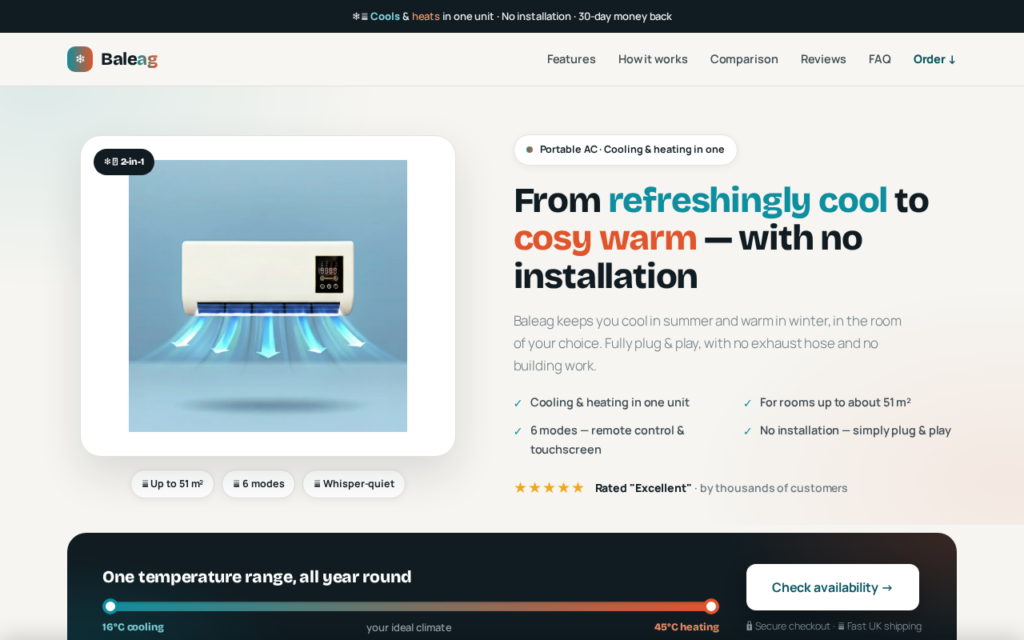 Baleag Portable AC EXPOSED - Scam or Legit? Read This NOW 1 Baleag.org scam