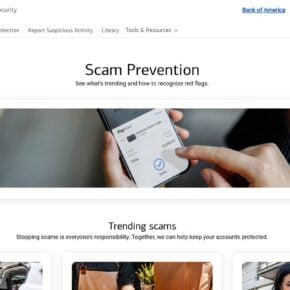 bank of america scam prevention