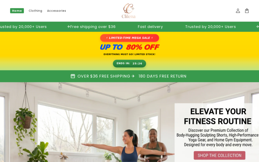 Clilena.com EXPOSED - Shopping Scam or Legit Store? Investigation 1 Clilena.com scam