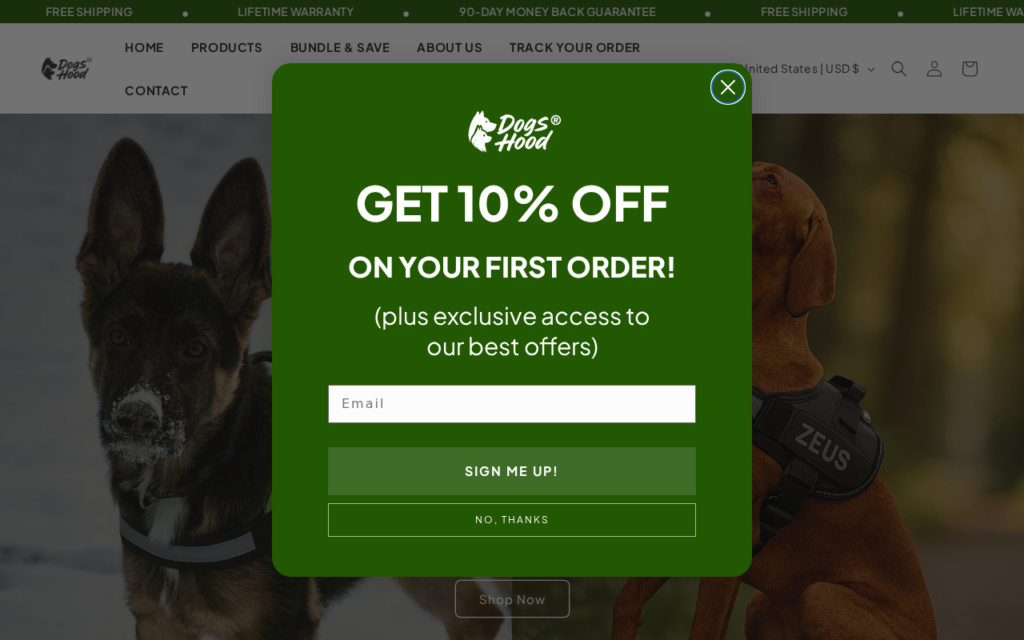 Dogshood.com EXPOSED: Shopping Scam or Legit Store? 1 Dogshood.com scam