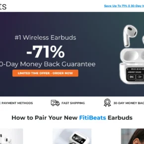 Fitibeatsbuds.com scam
