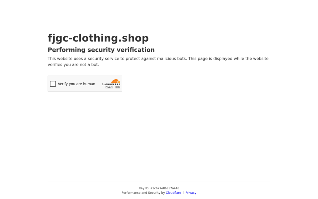 Fjgc-clothing.shop EXPOSED: Shopping Scam or Legit Store? 1 Fjgc-clothing.shop scam