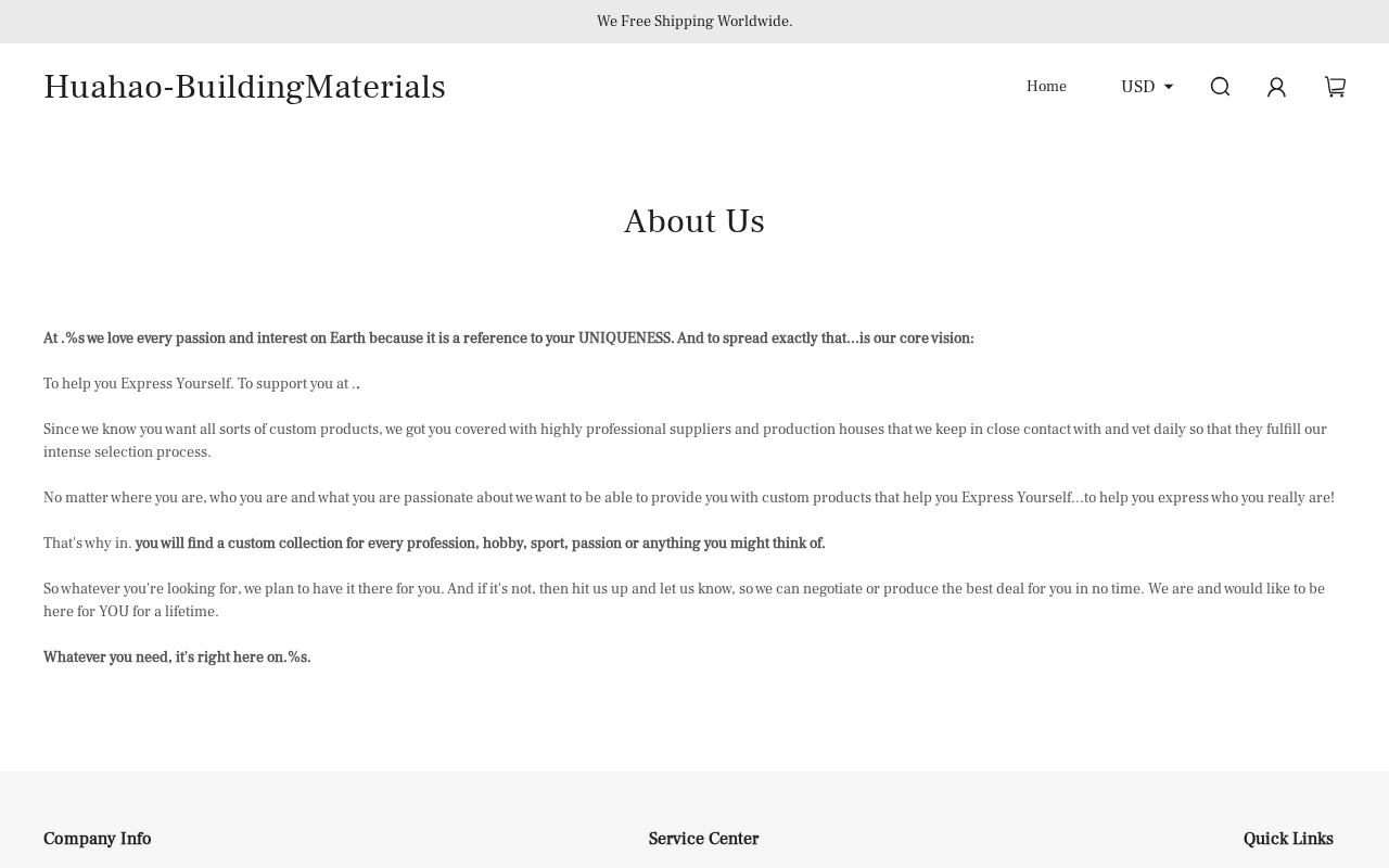 Foshanhuahao.com EXPOSED - Shopping Scam or Legit Store? Investigation 2 Foshanhuahao.com About Us page screenshot
