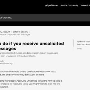 giffgaff scam text