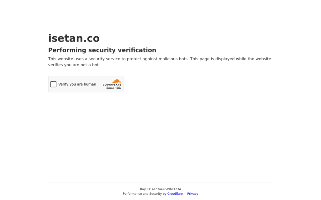 Isetan.co EXPOSED: Shopping Scam or Legit Store? 1 Isetan.co scam