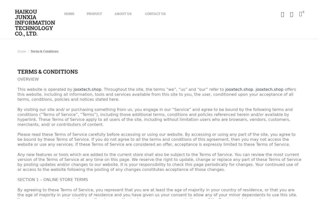 Jooxtech.shop EXPOSED - Shopping Scam or Legit Store? Investigation 2 Jooxtech.shop Terms of Service Governing Law screenshot