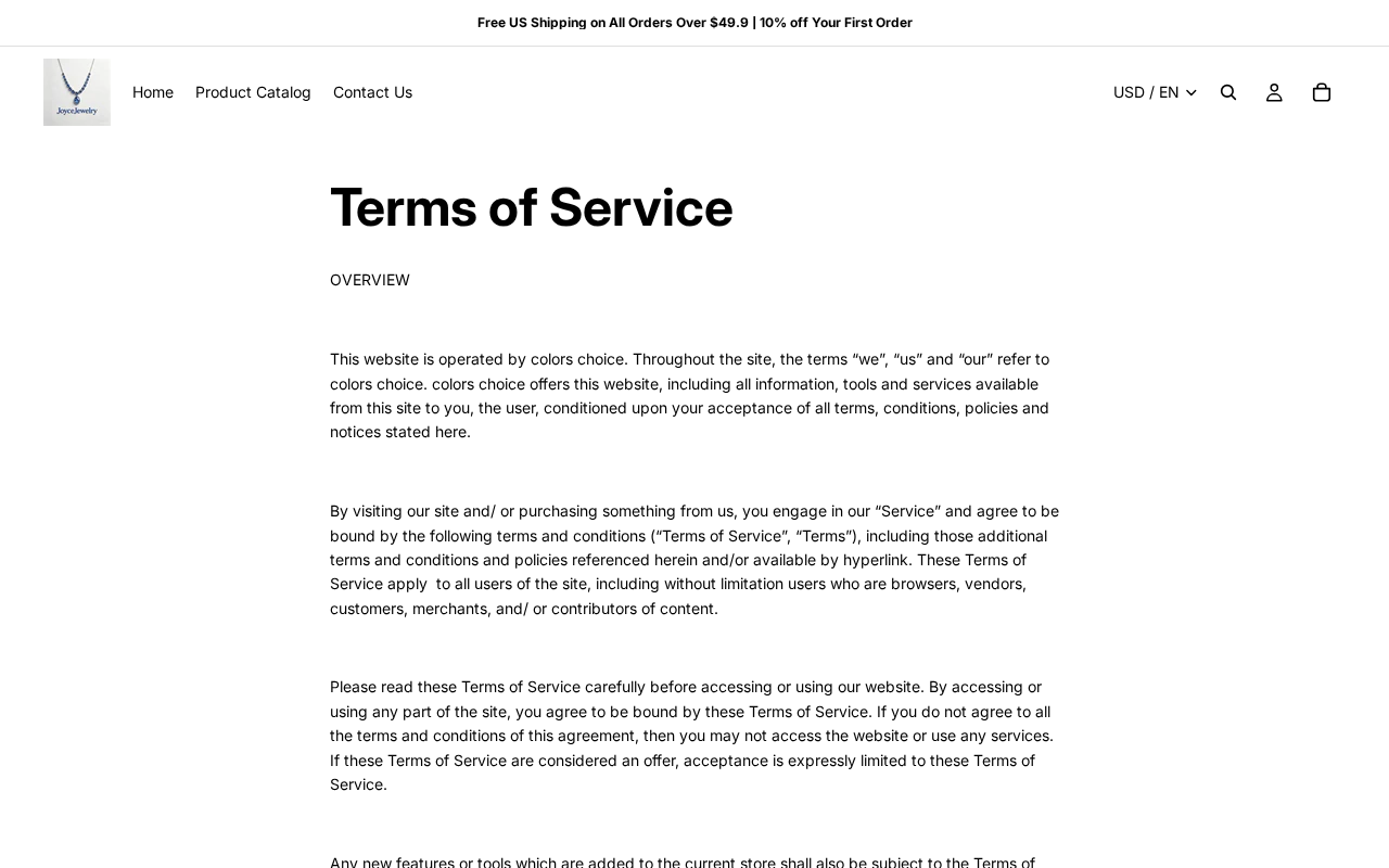 Joycejewelry.shop EXPOSED - Shopping Scam or Legit Store? Investigation 3 Joycejewelry.shop Terms of Service Governing Law screenshot