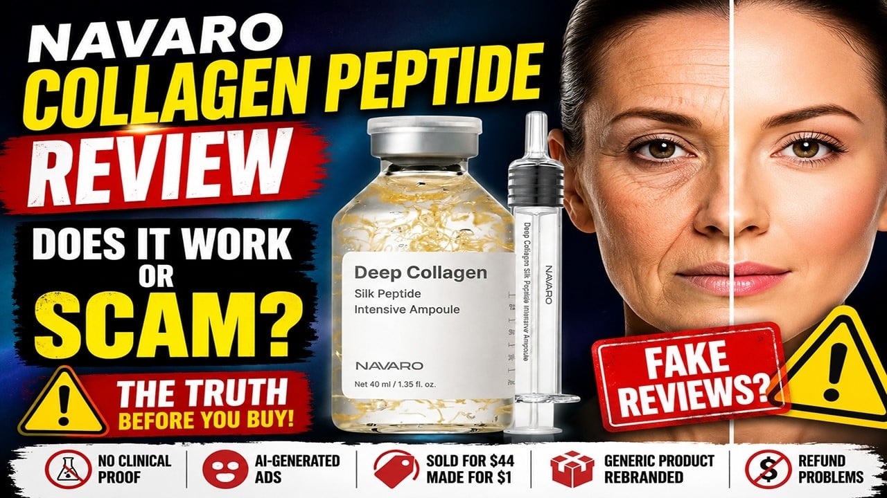 Navaro Collagen Peptide Scam or Legit? Botox-Like Lifting Claims Explained 1 Navaro Collagen Peptide Lifting Ampoule featured in an online product review