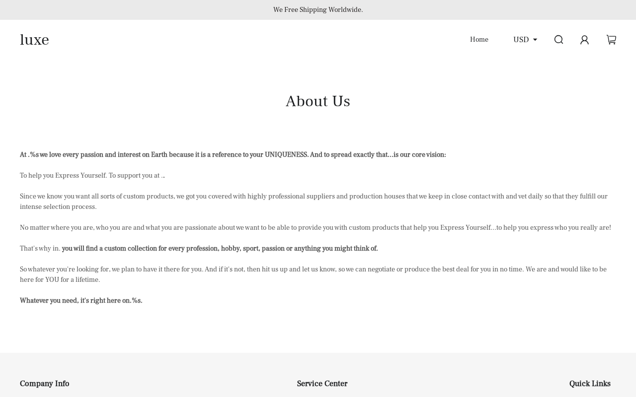 Nmluxedeals.com EXPOSED - Shopping Scam or Legit Store? Investigation 2 Nmluxedeals.com About Us page screenshot