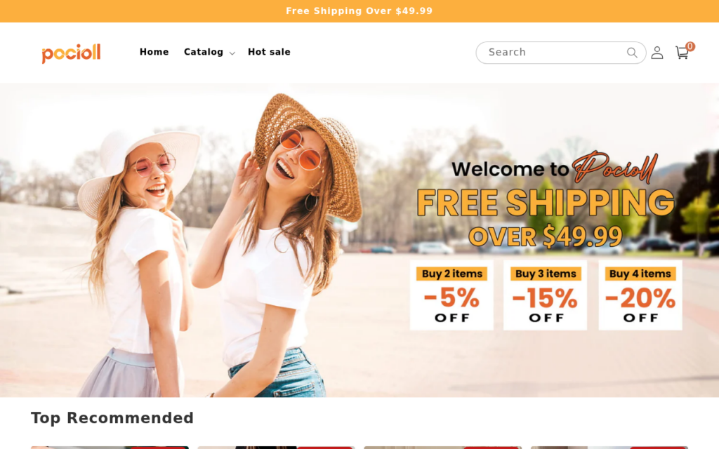 Pocioll.com EXPOSED: Clearance Sale Scam or Real Store? 1 Pocioll.com scam