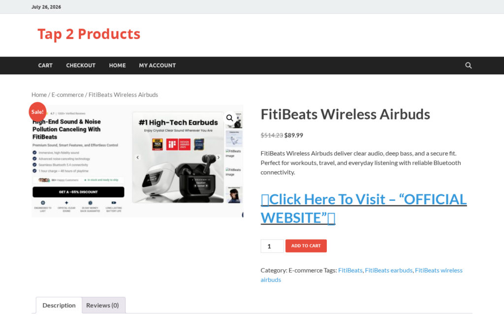 FitiBeats Wireless Airbuds EXPOSED: Buyer Warning Signs 3 FitiBeats Wireless Airbuds sales funnel and marketplace comparison evidence