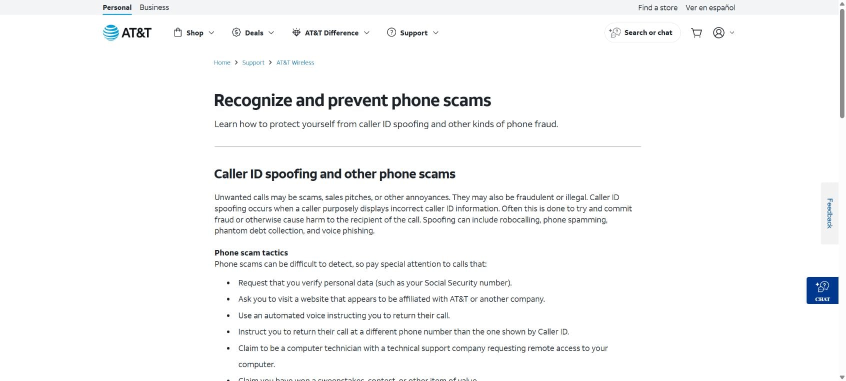 AT&T Scam Calls Explained: The Fake Discount and One-Time PIN Account Takeover 1 AT&T official guidance about recognizing and preventing phone scams