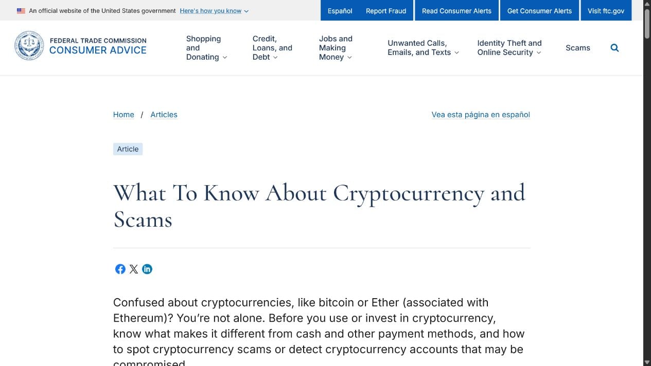 MrBeast Crypto Scam Explained: Fake Giveaways, Secret Coins and Withdrawal Fees 1 Federal Trade Commission guidance about cryptocurrency and celebrity impersonation scams
