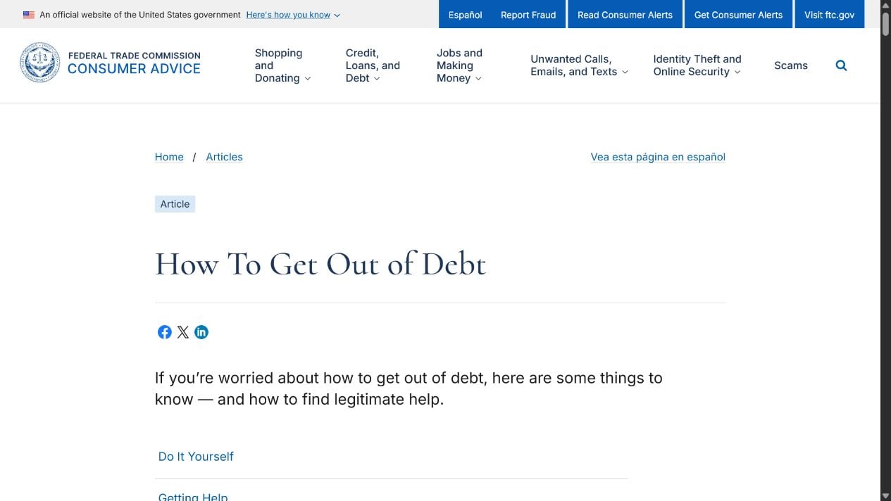 National Debt Settlement Email Scam: Fake Lawsuit Threats and Advance Fees 1 Federal Trade Commission guidance about debt settlement and advance-fee scams