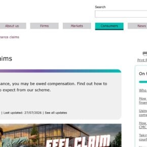 Financial Conduct Authority page explaining legitimate motor finance compensation claims
