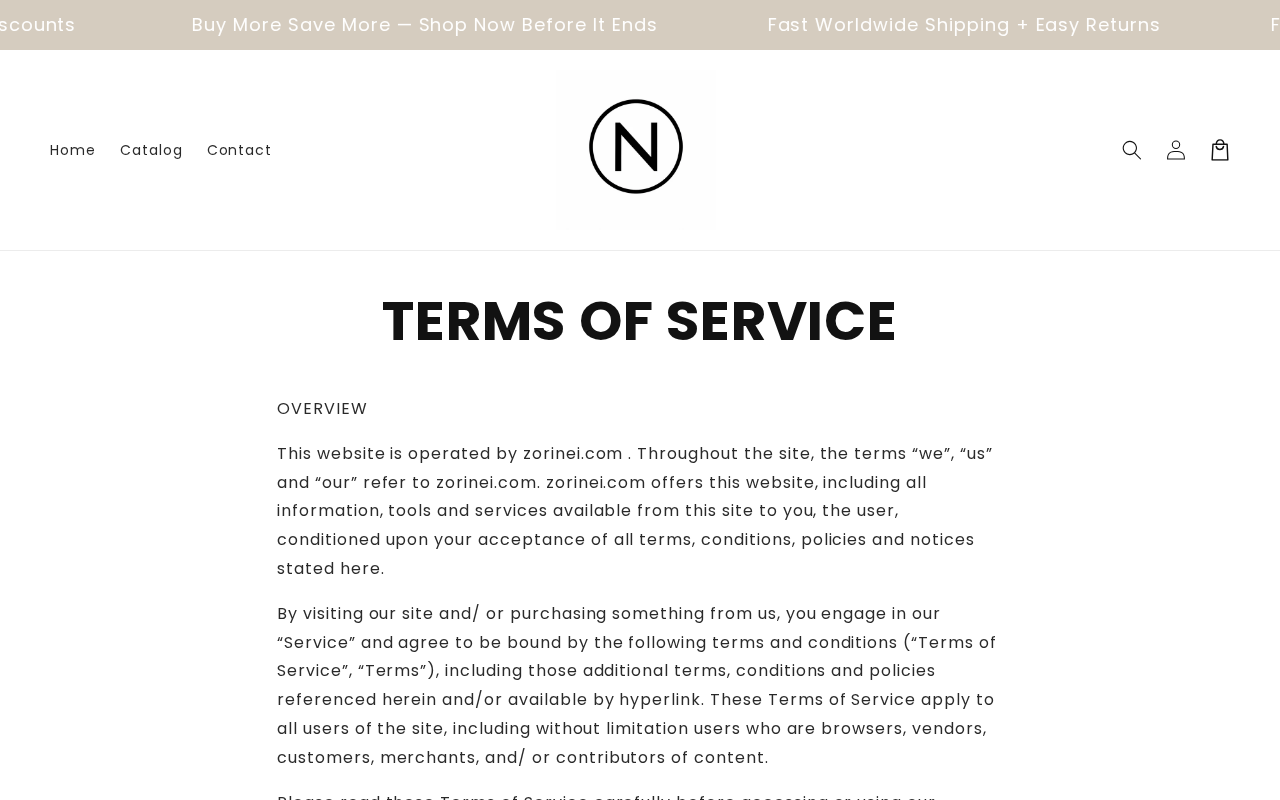 Zorinei.com EXPOSED - Shopping Scam or Legit Store? Investigation 3 Zorinei.com Terms of Service Governing Law screenshot