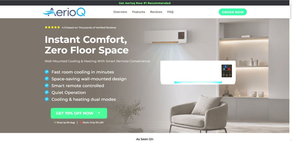 AerioQ Portable AC EXPOSED - Scam or Legit? Read This NOW 1 1 10