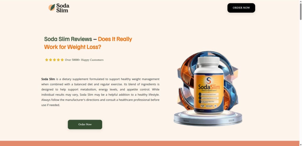 Soda Slim Supplement EXPOSED – Real or FAKE? Read This NOW 1 1 17
