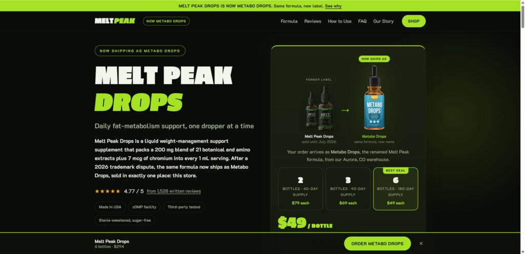 Melt Peak Drops Supplement EXPOSED – Fake or Real? Read This 1 1 41