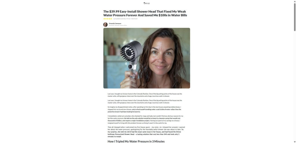 Drivse IonDrops Shower Head EXPOSED - Scam or Legit? Investigation 1 1 52