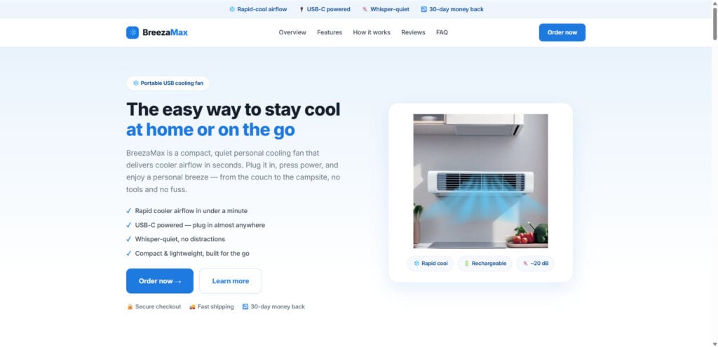BreezaMax Portable AC EXPOSED - Scam or Legit? Read THIS 2 2 3