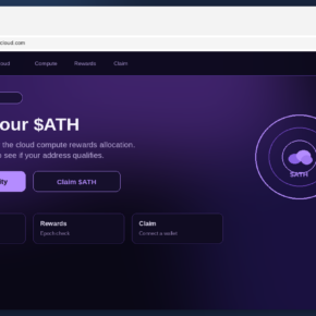 Fake Aethir airdrop claim page with Connect Wallet