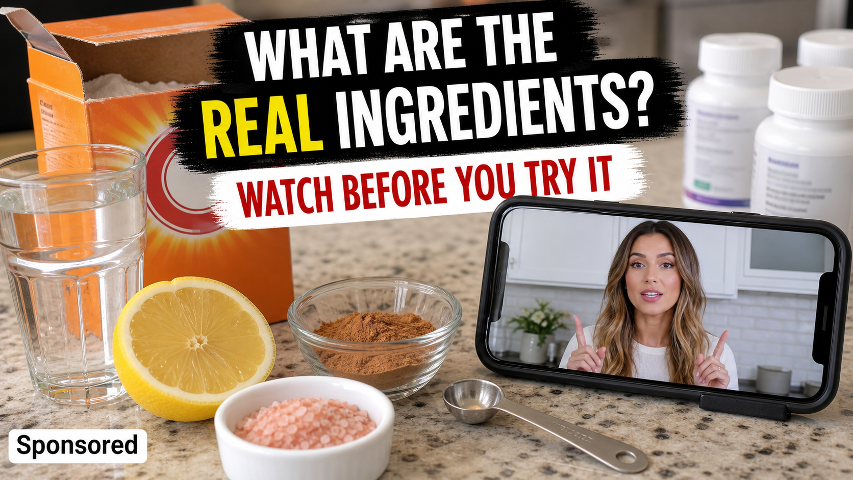 Baking Soda Weight Loss Recipe Ingredients Exposed: Fake or Real? Investigation 1 Sponsored social media advertisement promising hidden baking soda weight loss recipe ingredients