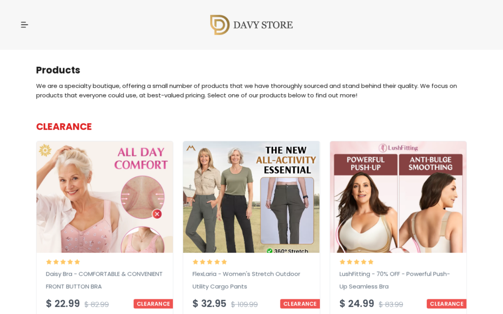Davystore.com EXPOSED - Scam or Legit? What to Know 1 Davystore.com scam