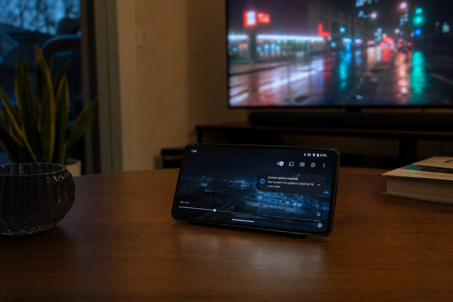 The August Pixel update closes a video-chip hole. Take the 5 August patch 1 Phone playing a video with a system update notification