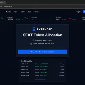 Reconstruction of the fake Extended $EXT token allocation claim page