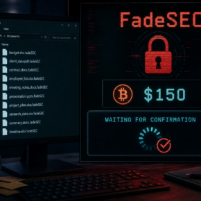 FadeSEC ransomware encrypting files and demanding $150 in Bitcoin