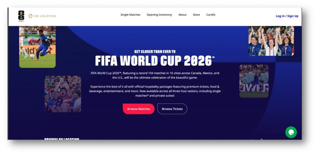 Fake FIFA Hospitality Scam Steals Bank Codes 1 Fake FIFA and On Location hospitality portal advertising World Cup 2026 packages