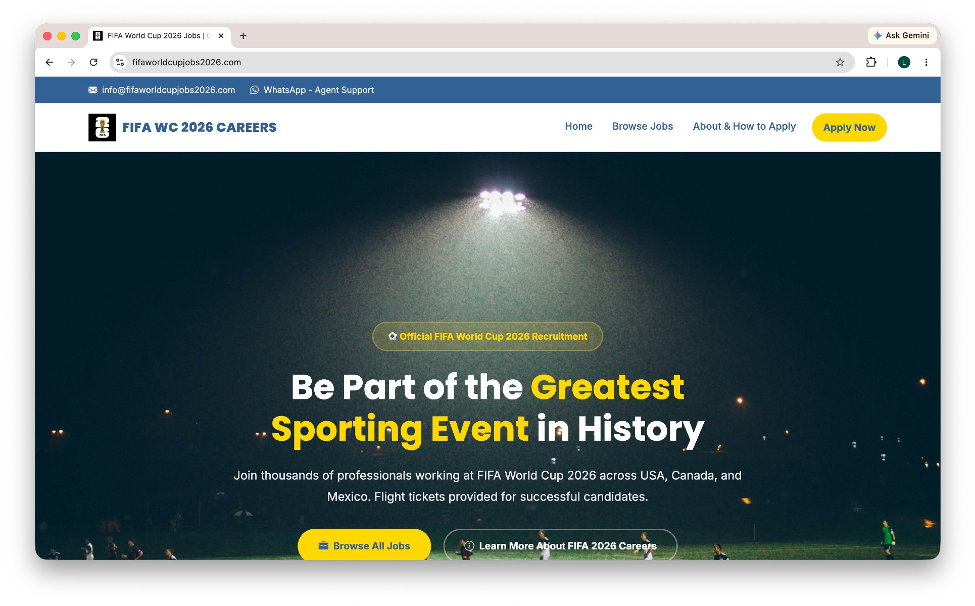 Fake FIFA World Cup Jobs Site Steals Passports
