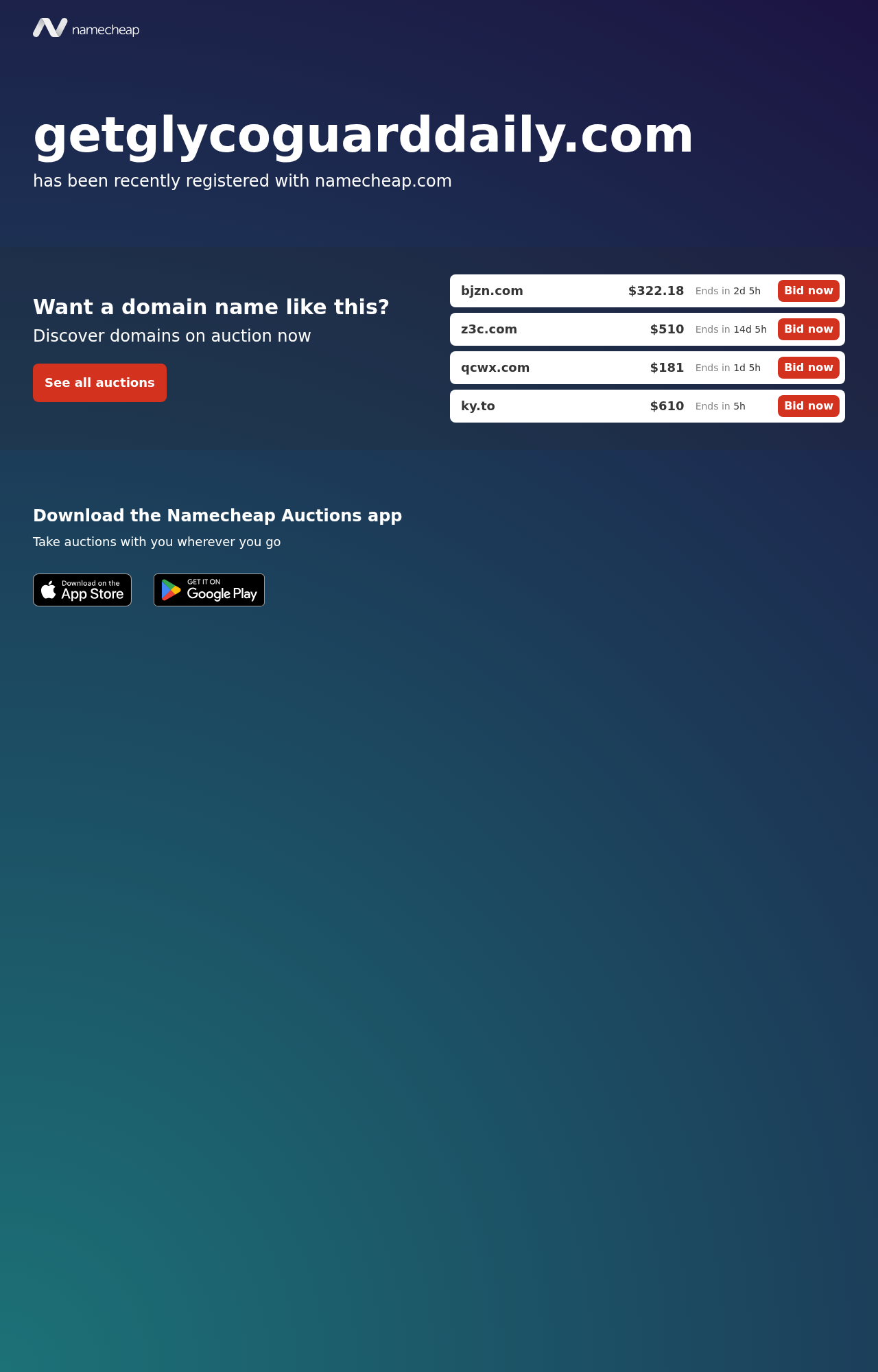 GlycoGuard Blood Balance Exposed: Fake or Real? Full Investigation 2026 2 Parked getglycoguarddaily.com domain that previously supported the GlycoGuard offer