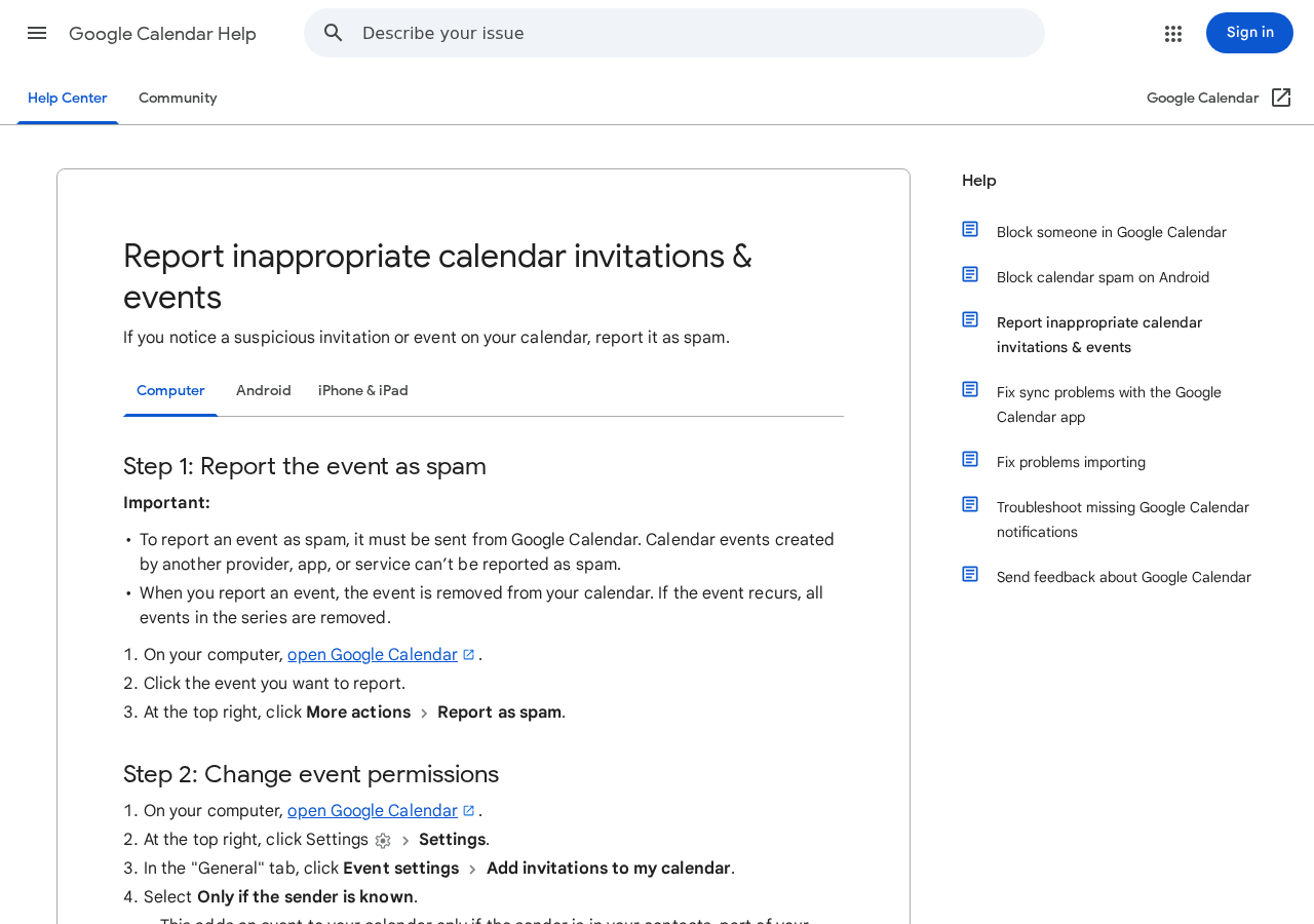 Google Calendar Billing Alert Scam Exposed: Fake Renewal Trick 3 Official Google Calendar instructions for reporting fraudulent events as spam