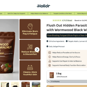 Holior Wormwood Black Walnut Pumpkin Seed and Clove product page