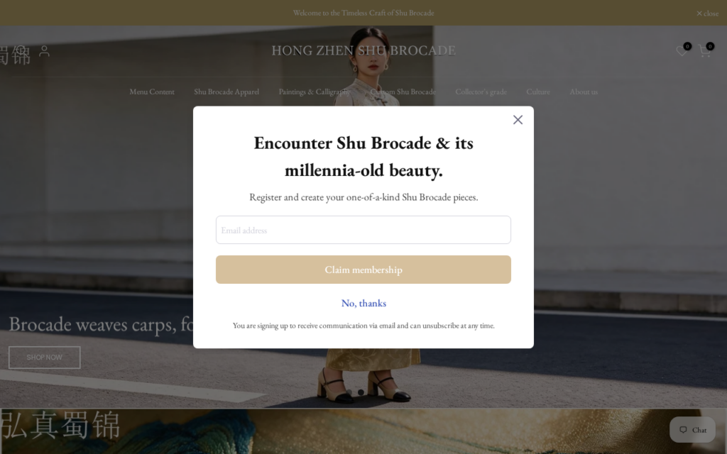 Hongzhenshubrocade.com scam