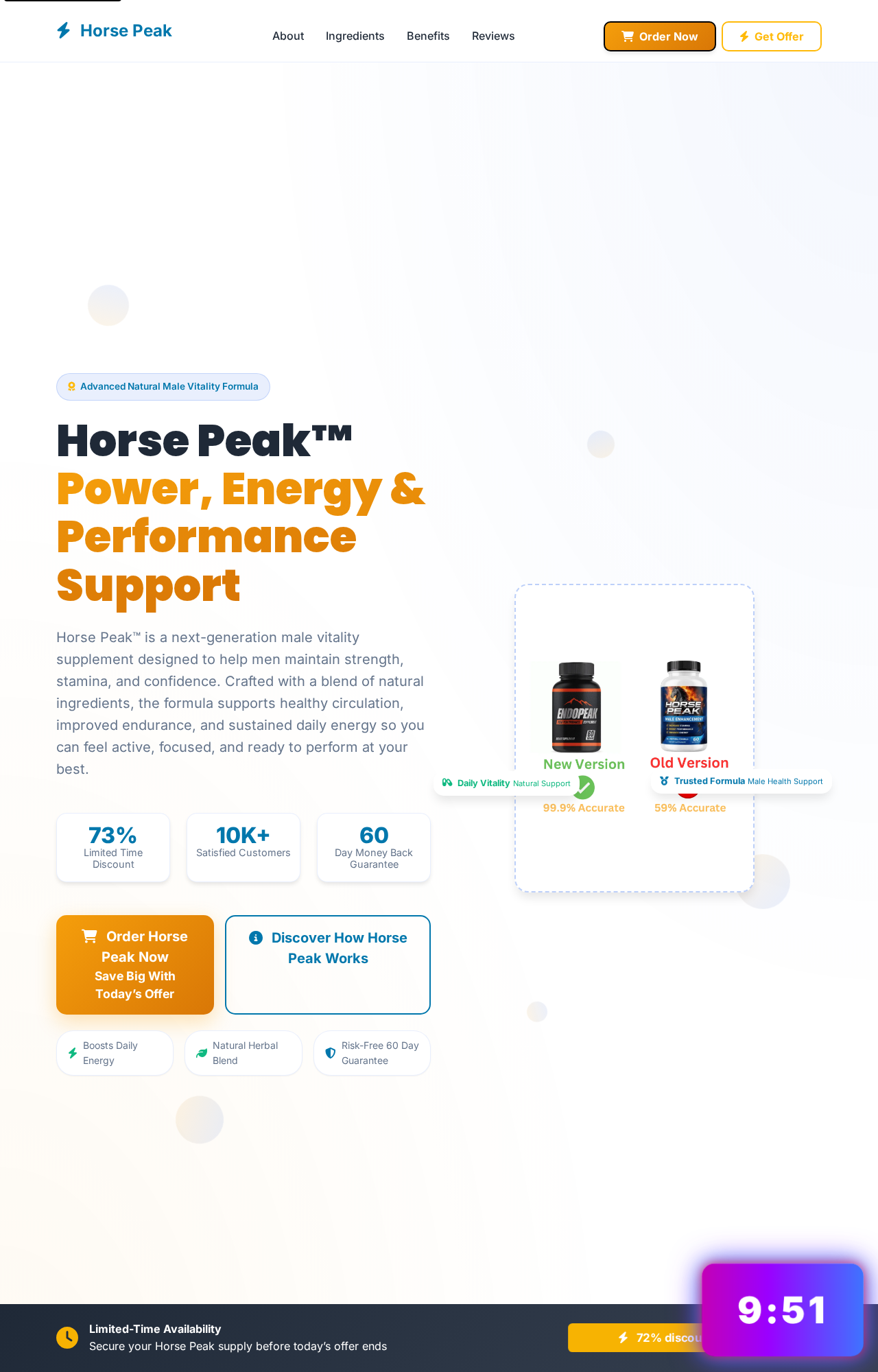 Horse Peak Gelatin Reviews Exposed: Fake or Real? Full Investigation 2026 2 Horse Peak promotional page comparing different product bottles as new and old versions